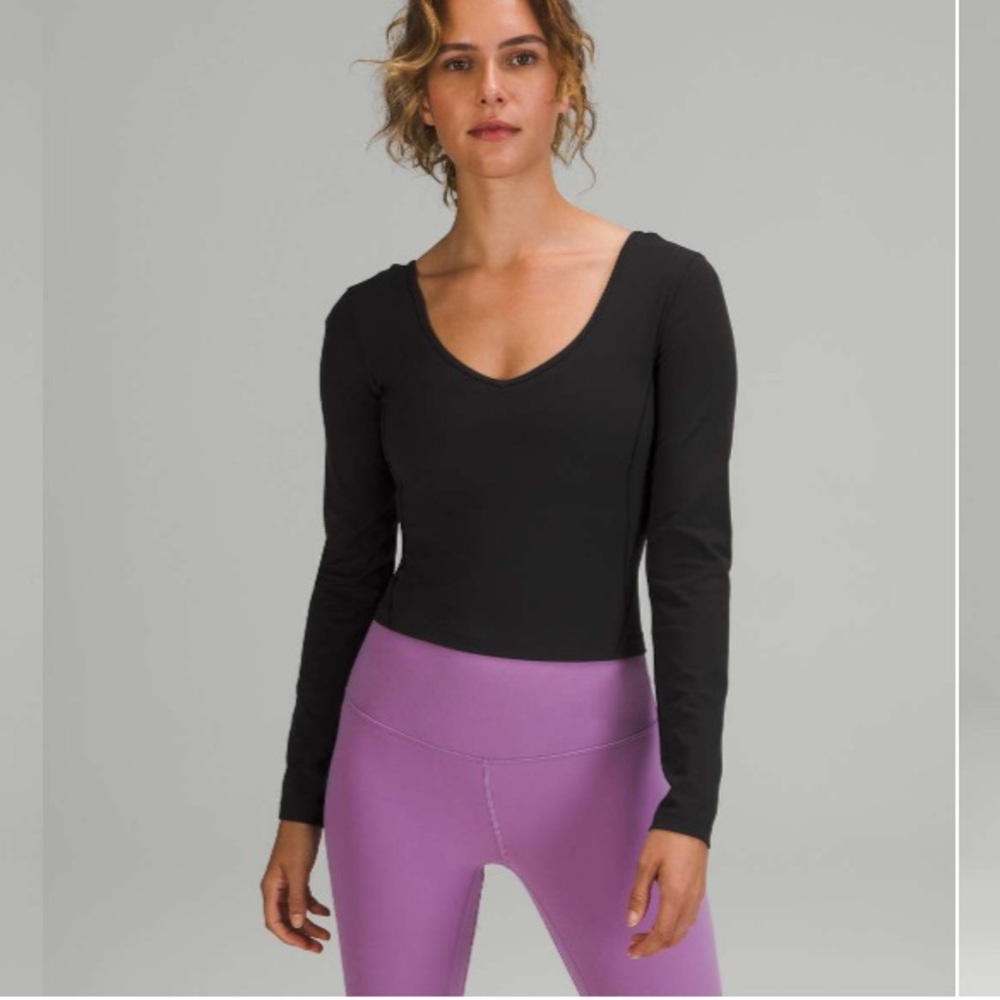 Lululemon align Black Long Sleeve Women's Top
